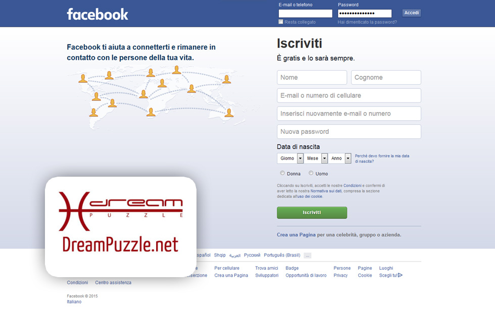 Corso facebook a Brescia Dreampuzzle